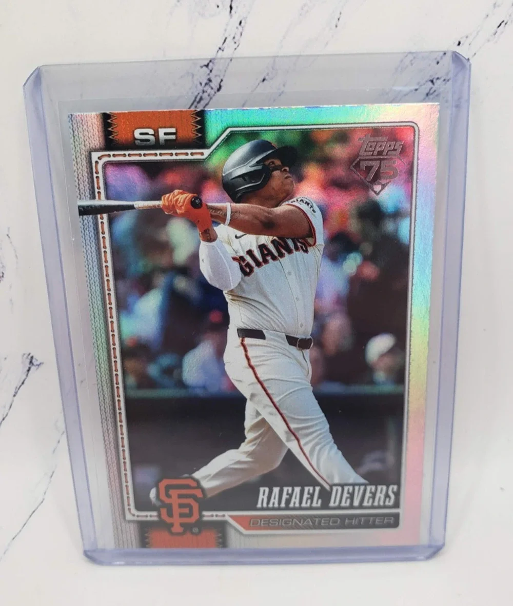 2026 Topps Series 1 Rafael Devers #219 Rainbow Foil San Francisco Giants